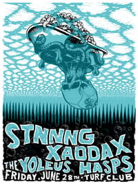 STNNNG, Xaddax, The Yoleus, Hasps, Turf Club, St. Paul, MN 6/28/13