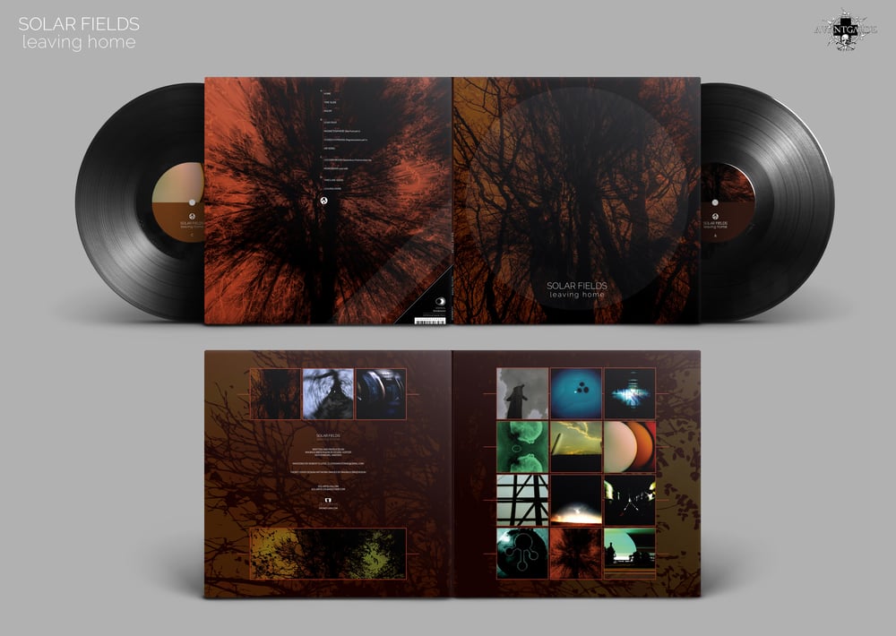 Image of Solar Fields 'Leaving Home' double LP (marble brown/black or classic black)