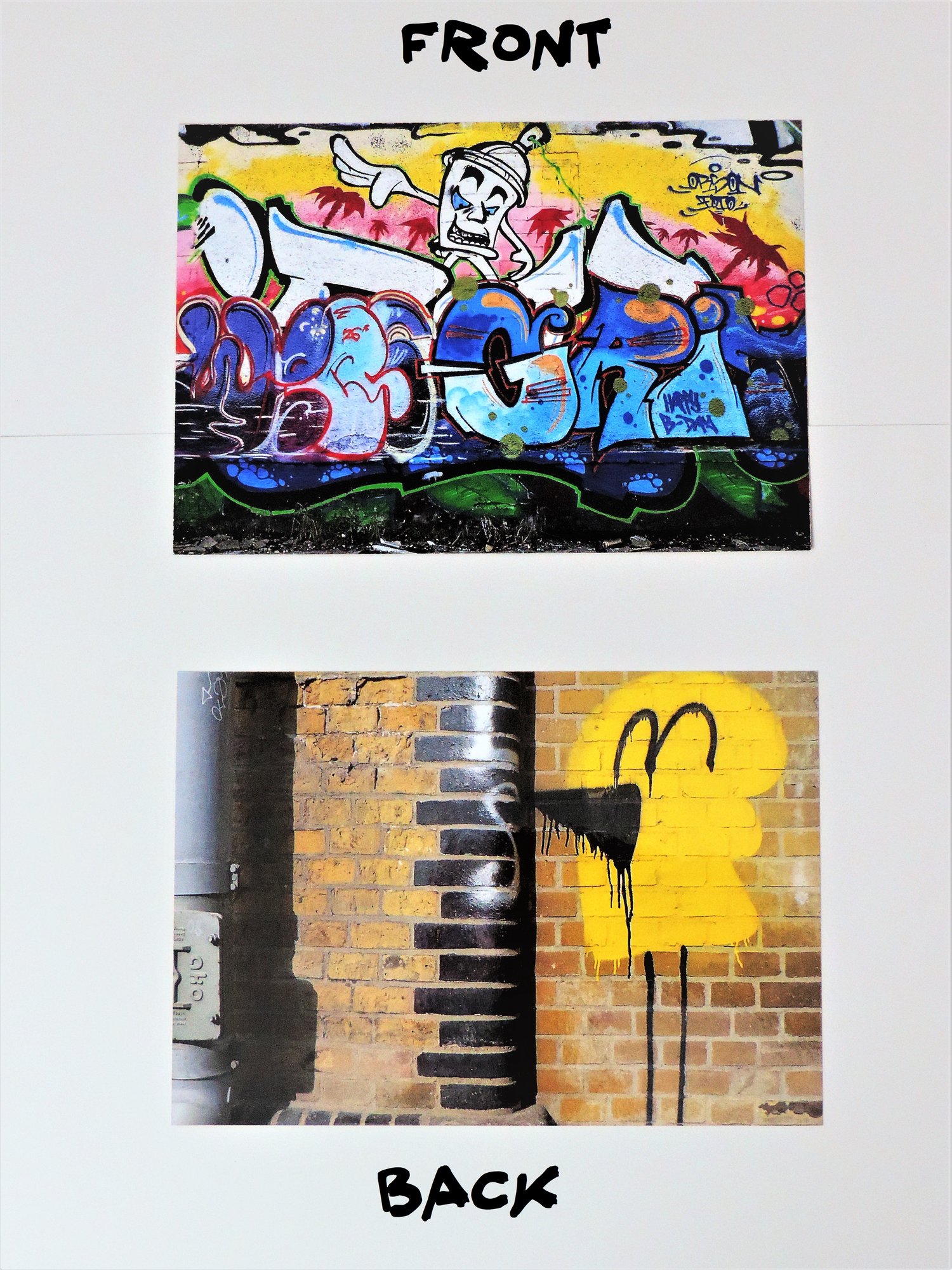 Image of Berlin Graffiti Print | DIN A5 | Printed on both Sides | DIY | Street Photography