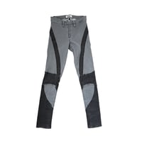 Image 1 of Acne Grey Appliqué Skinny Jeans