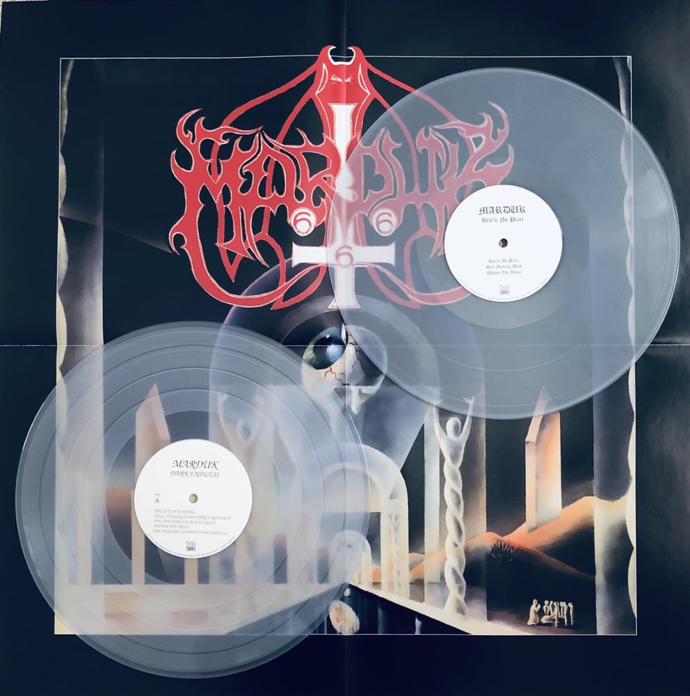 Image of Marduk - Dark Endless (25th anniversary edition) Gatefold Clear 2LP & Poster