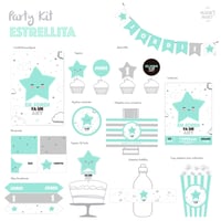 Image 1 of Party Kit Estrellita Impreso