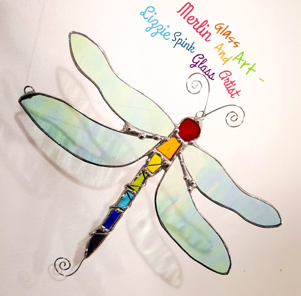 Image of Rainbow Dragonfly - made to order