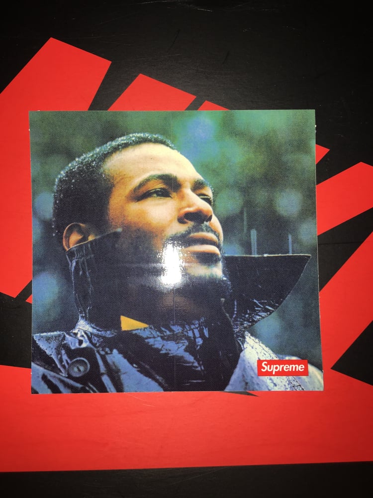 Supreme marvin 2025 gaye sticker