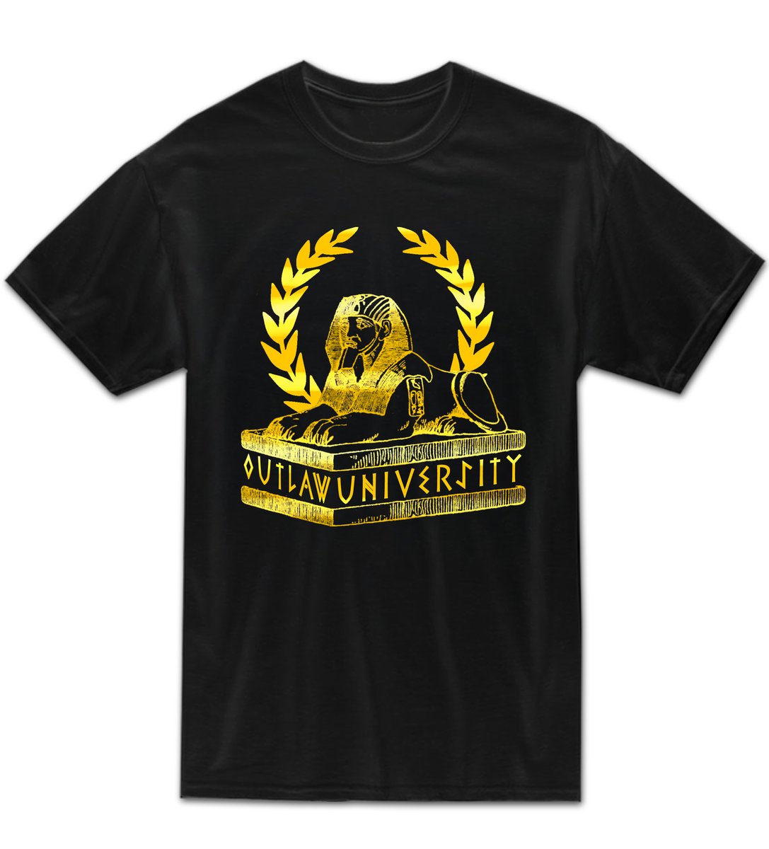 black and gold tshirt