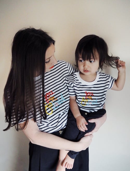 Image of You Are So Loved - Navy Stripe Tee