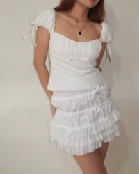 Image 2 of Valentine Top in Classic White (Pre-order) 