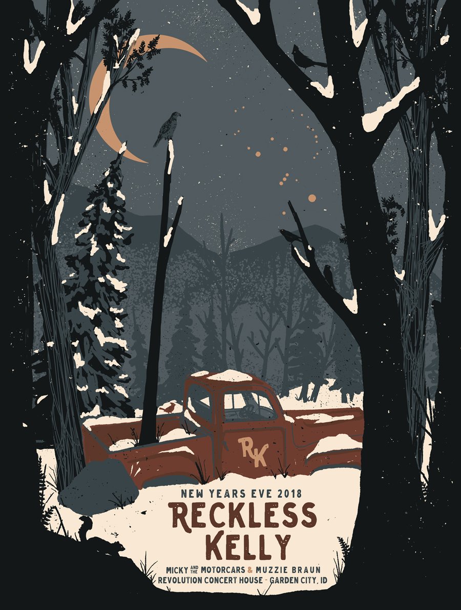 Image of Reckless Kelly 2018 - New Years Eve - Garden City, ID