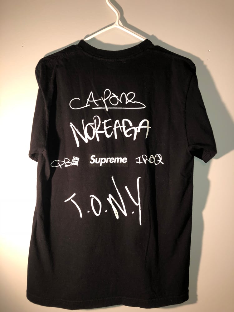 Image of Capone N Noreaga box logo album tee