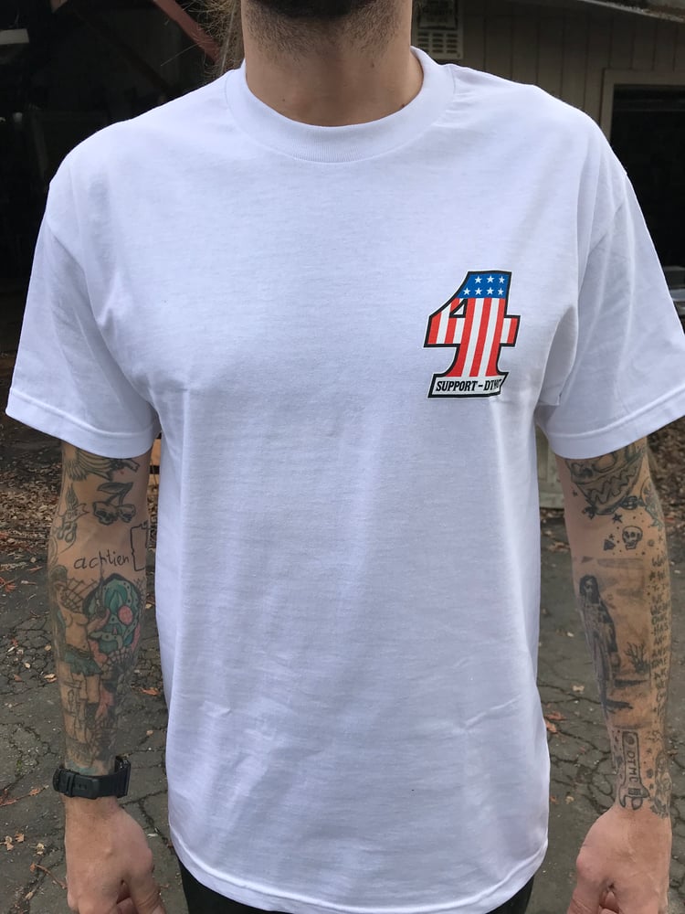 Image of Support 4, Short Sleeve, White