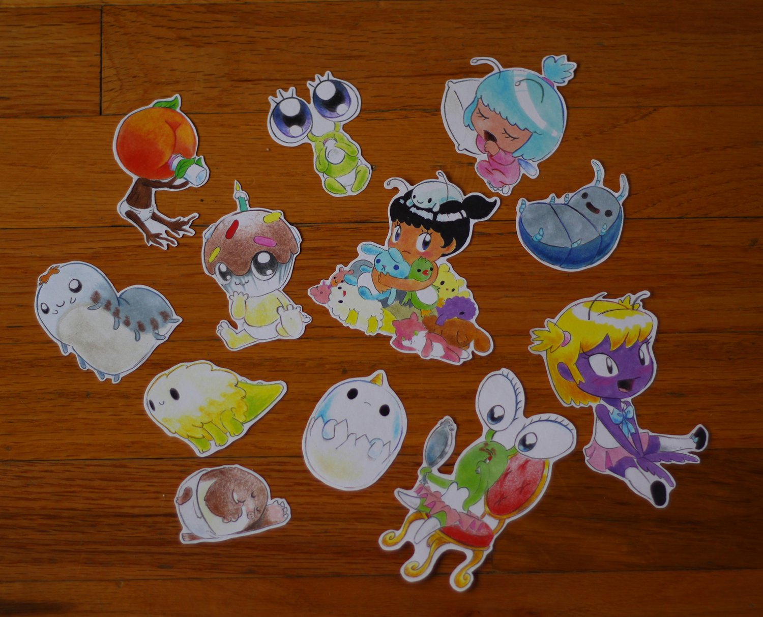 Image of Baby Character Sticker Pack