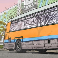 Image 2 of Digital print of ACTION Bus 126 Renault PR100.3 (1996)