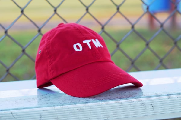 Image of #OTM Dad Hat (red)