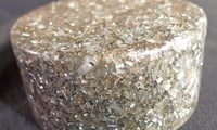 Image 4 of 5G Ready "Xenon Silver Smoothy" Orgonite Puck