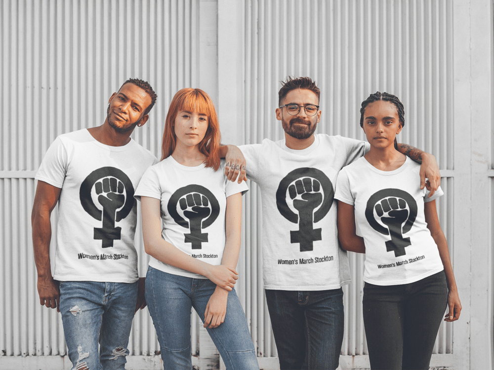 Image of Women's March Stockton 2019 OFFICIAL TEE - UNISEX