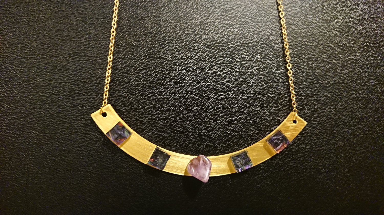 Image of Amethyst Luxe Statement Necklace