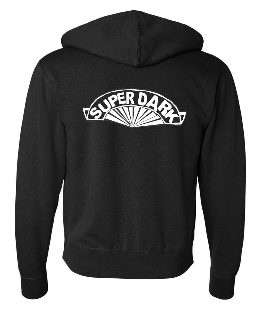Image of Super Dark Zip Up Hoodie