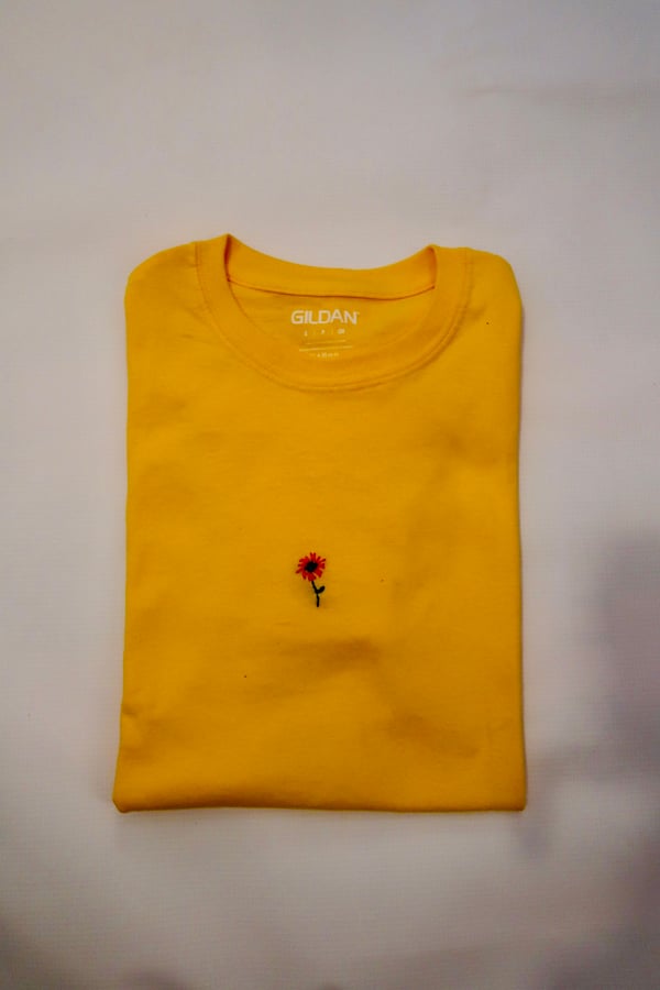 Image of flower tee