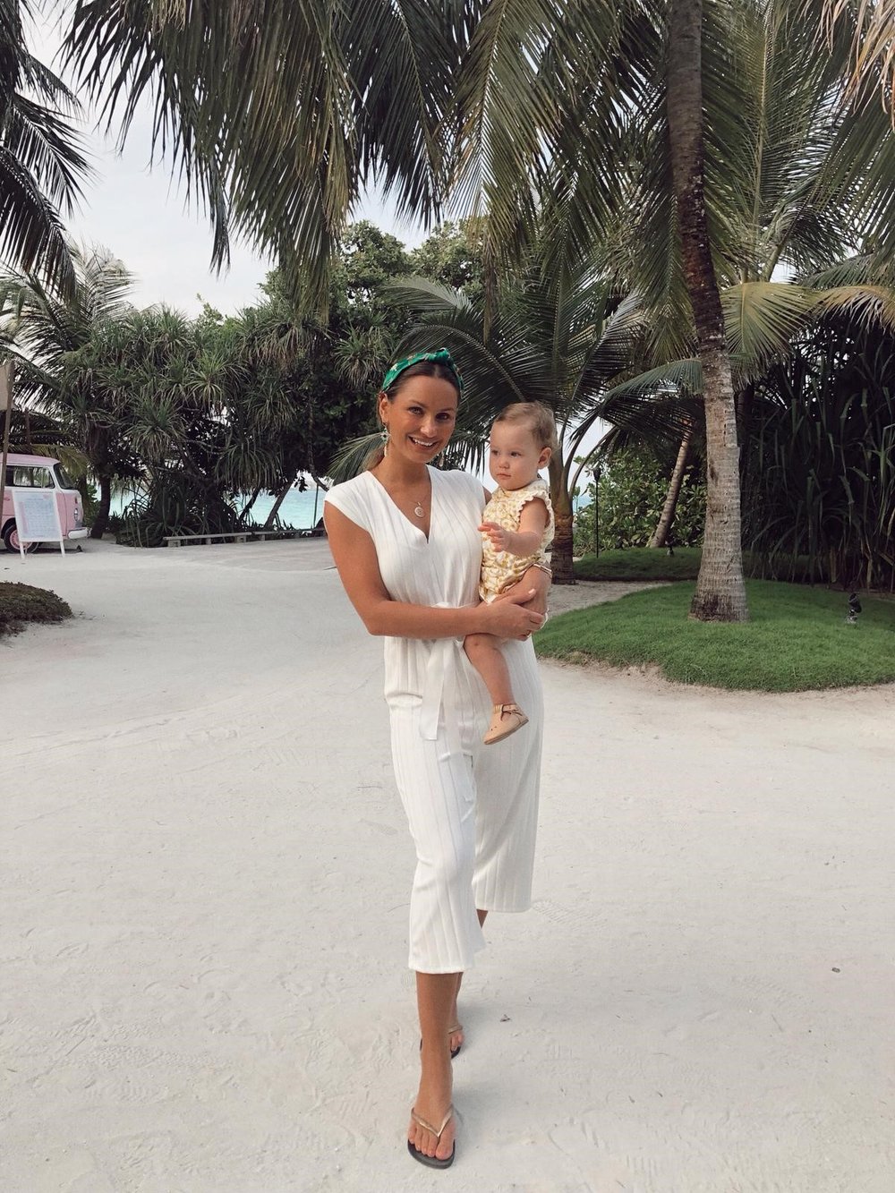 Image of White Culotte Jumpsuit