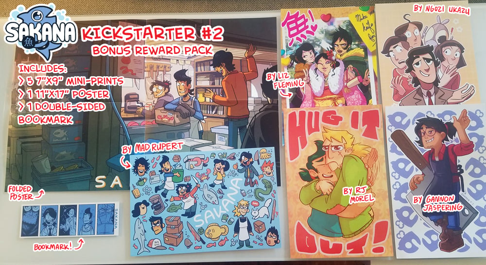 Image of SAKANA Kickstarter #2: Bonus Reward Pack
