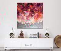 Image 2 of Bougenvillia dream - 101x101cm