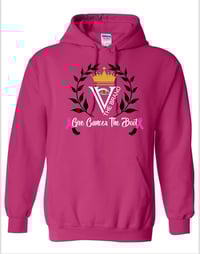 Image 1 of The League Hoodies "Give Cancer The Boot "Pink"