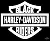 Black HD Rider Decal