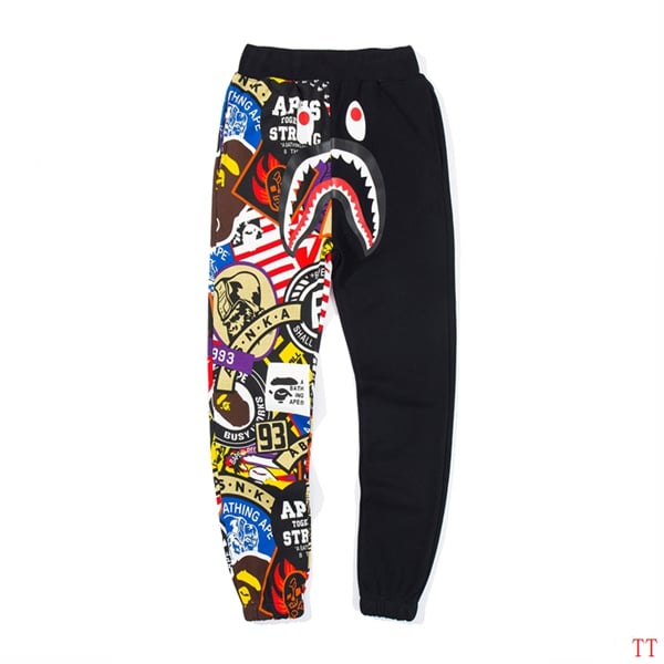 Image of Bape Patched Shark Sweat Pants 