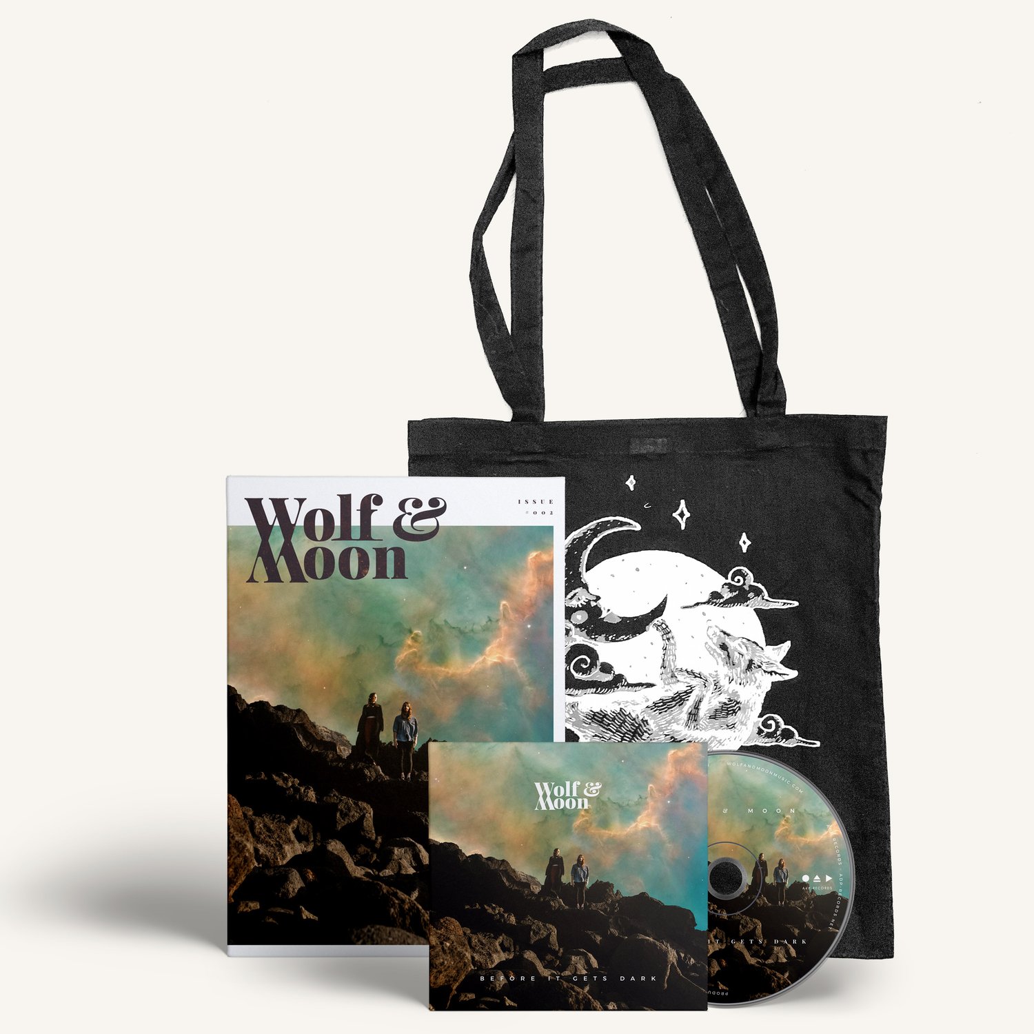 Image of Before It Gets Dark - CD, a Mag in a Bag