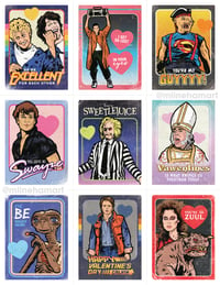 Classic 80s Movies Valentine's Day Card Pack (2019)