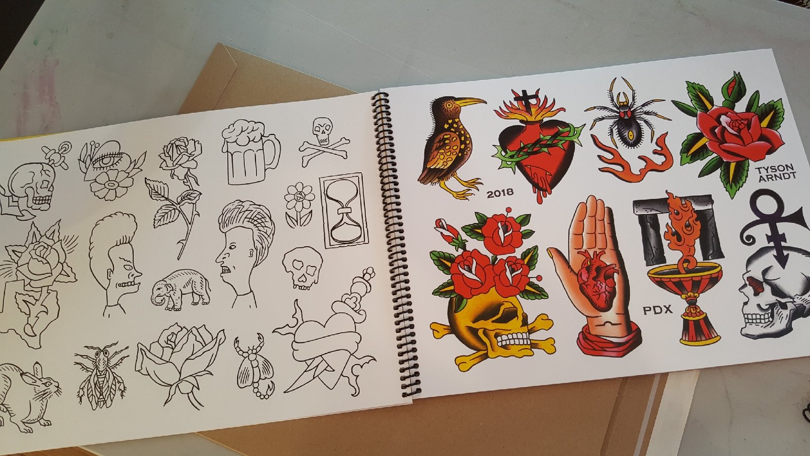 Tattoo Flash Book Volume 1 Tyson Arndt   5986A840 B802 4EBD 8304 347EF738924D 