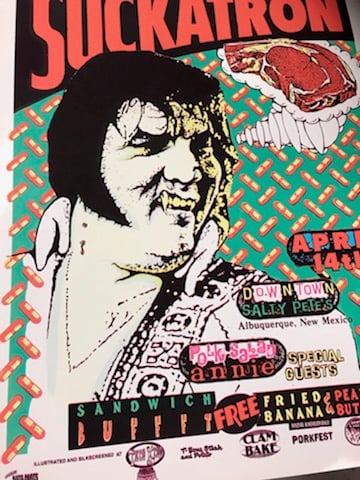 Image of Suckatron- Albuquerque show poster 
