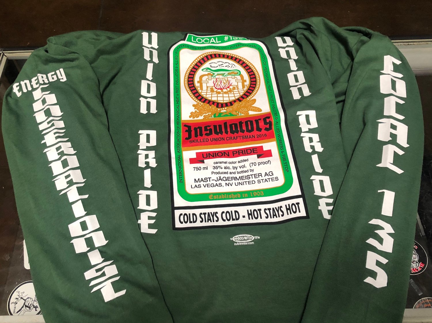 Image of Green jager long sleeve 