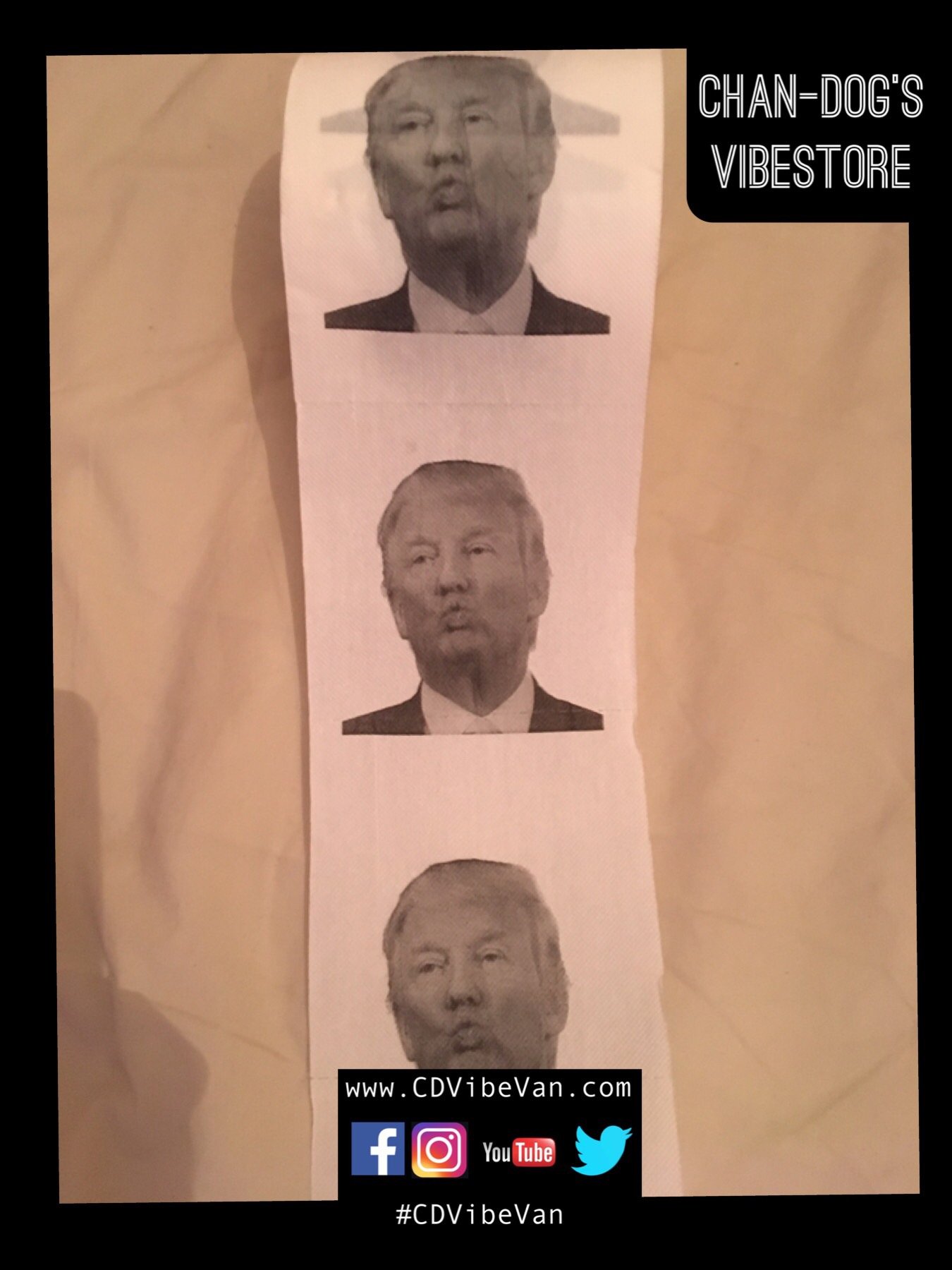 Image of Donald Trump Bog Roll- Pouty/Kissy 