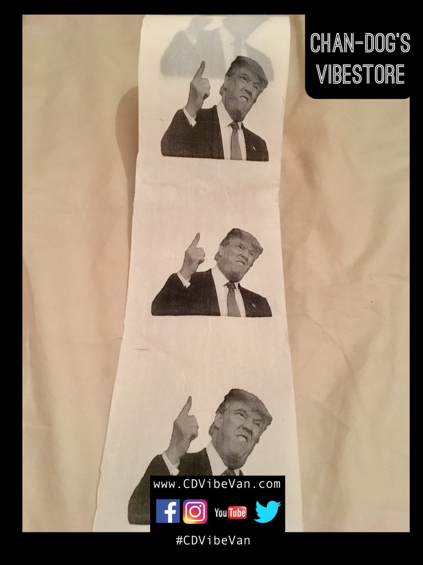 Image of Donald Trump Bog Roll - Angry/ Pissy