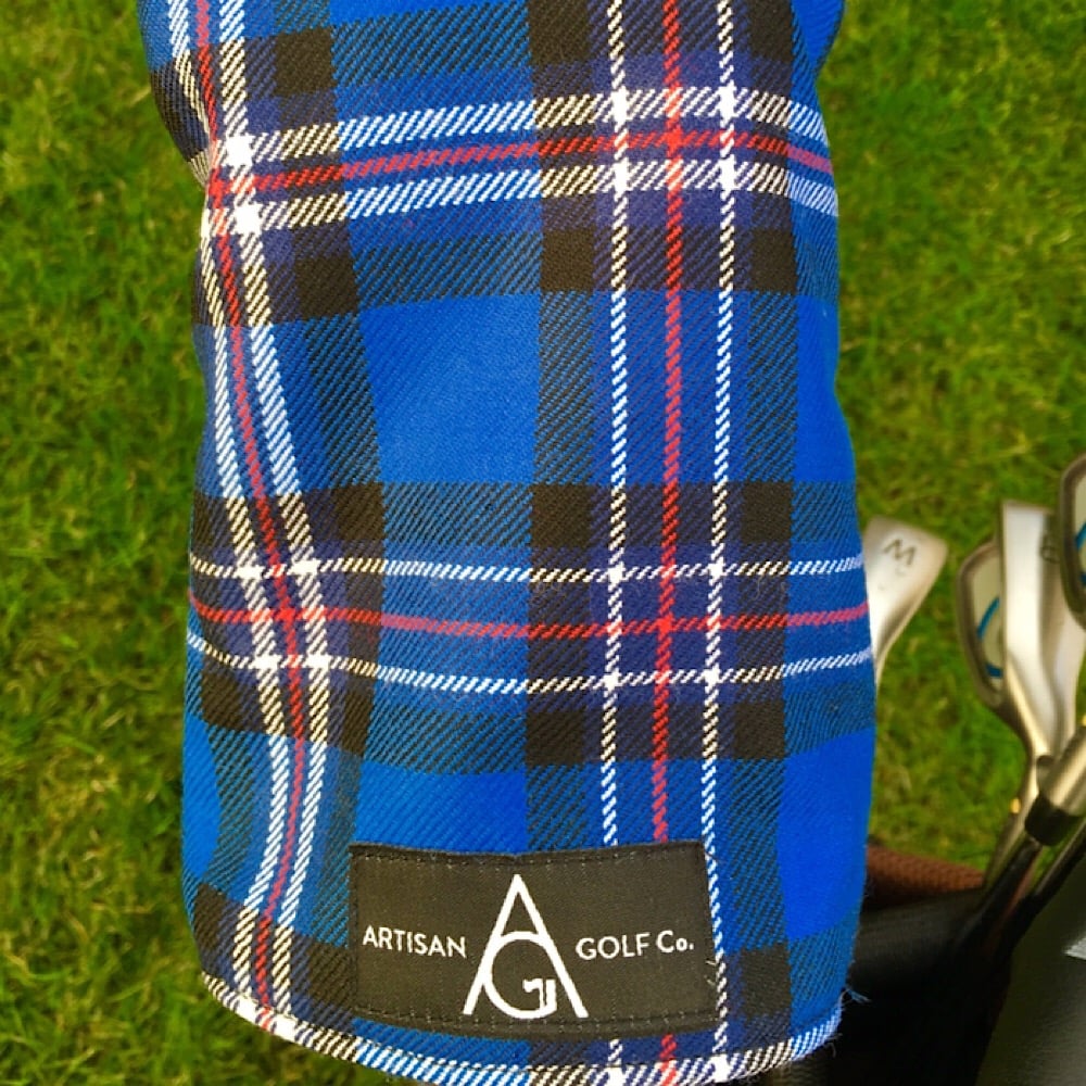 Image of Glasgow Rangers FC Tartan Golf Head Covers