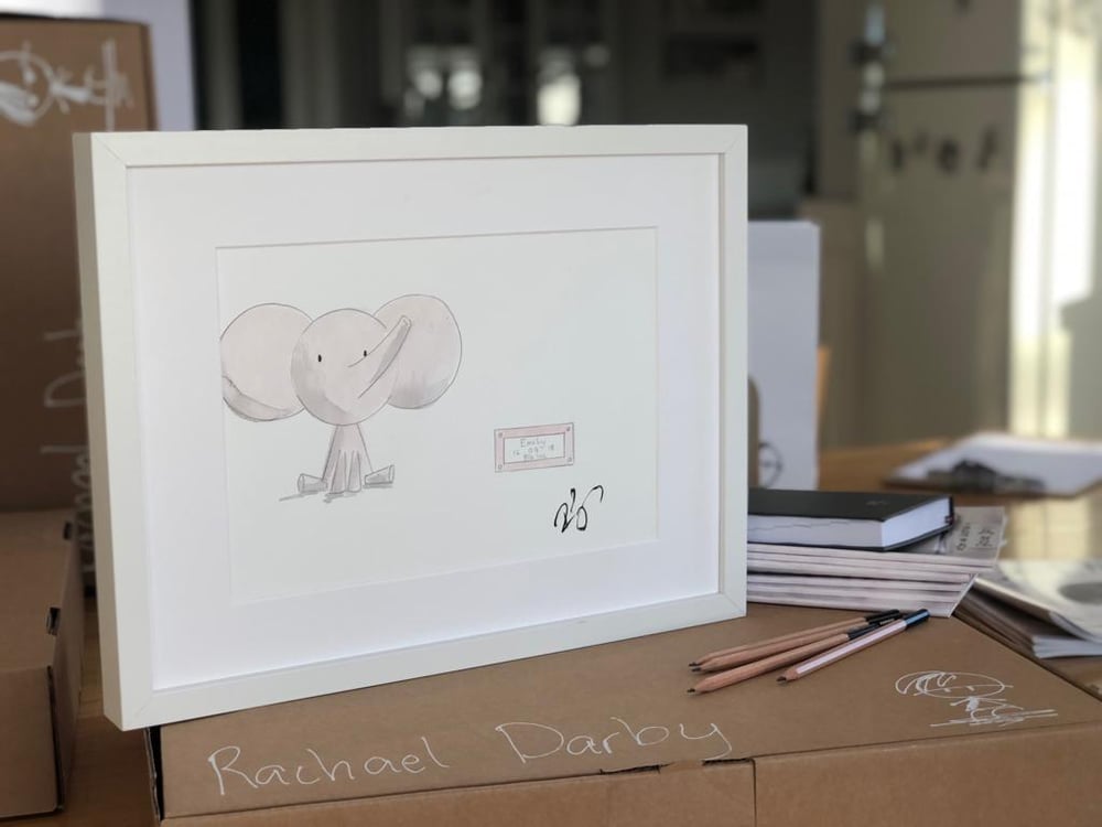Image of Personalised Elephant Print