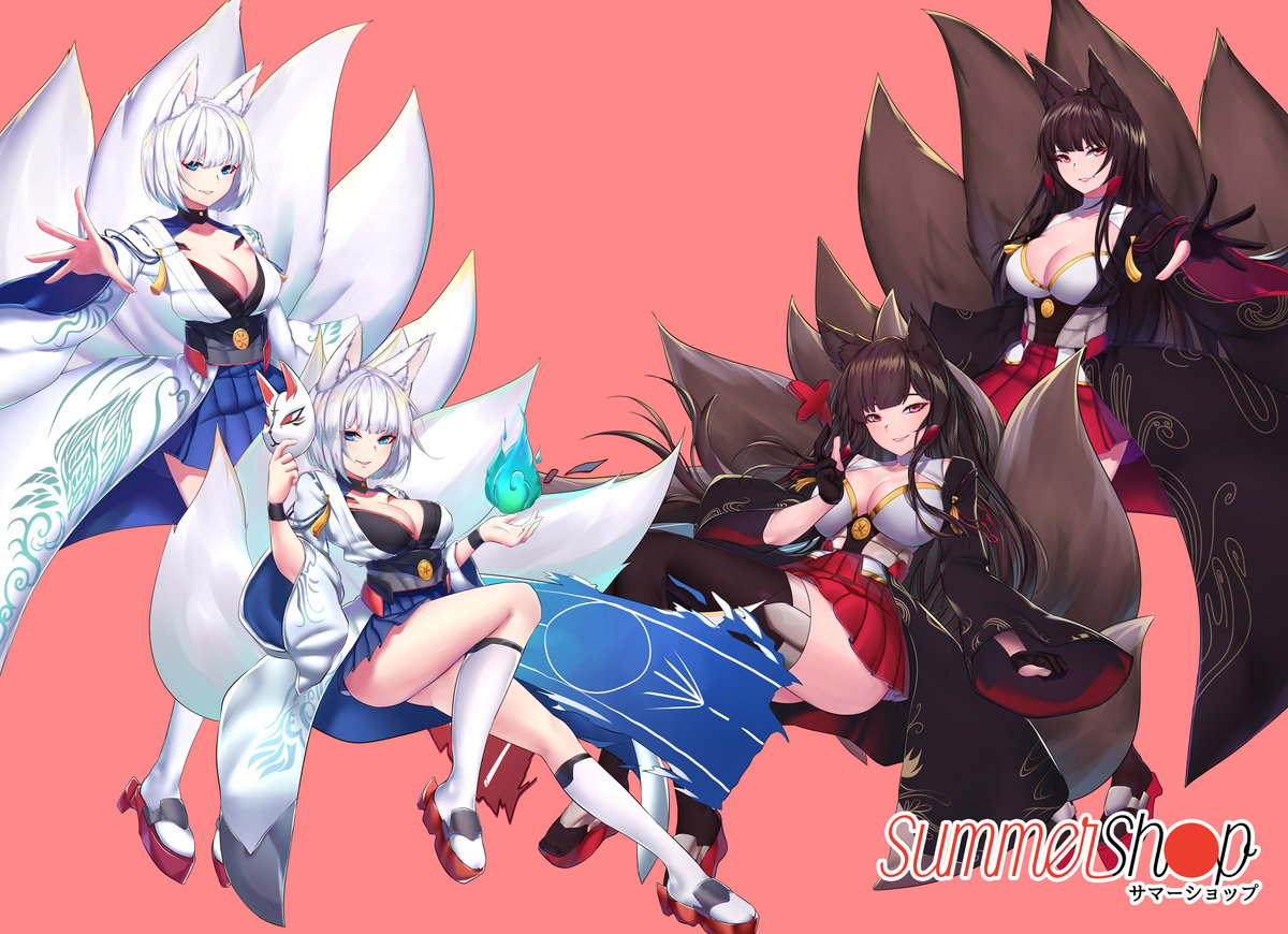 AZUR LANE KAGA AND AKAGI SLAPS & DIECUTS | Summershop