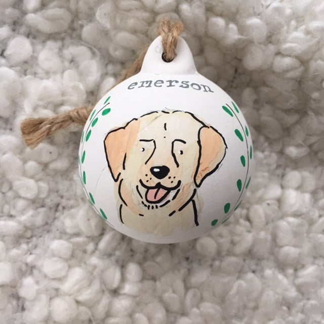 Pet Portrait Bauble Gemma Eve
