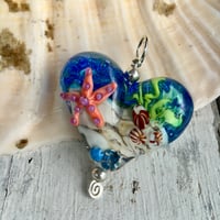 Image 1 of Aquarium Heart Pendant