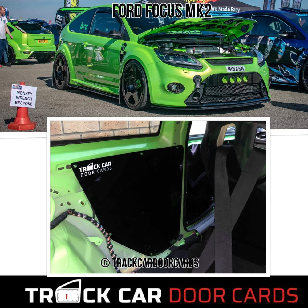 Image of Focus mk2 Rear Panels - Track Car Door Cards