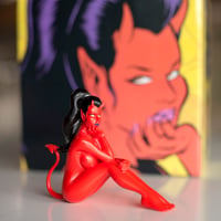 Image 2 of "Lords Of Acid" Devil Girl small resin statue
