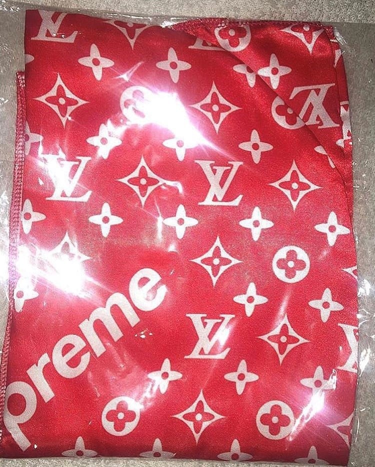 louis vuitton x supreme durag