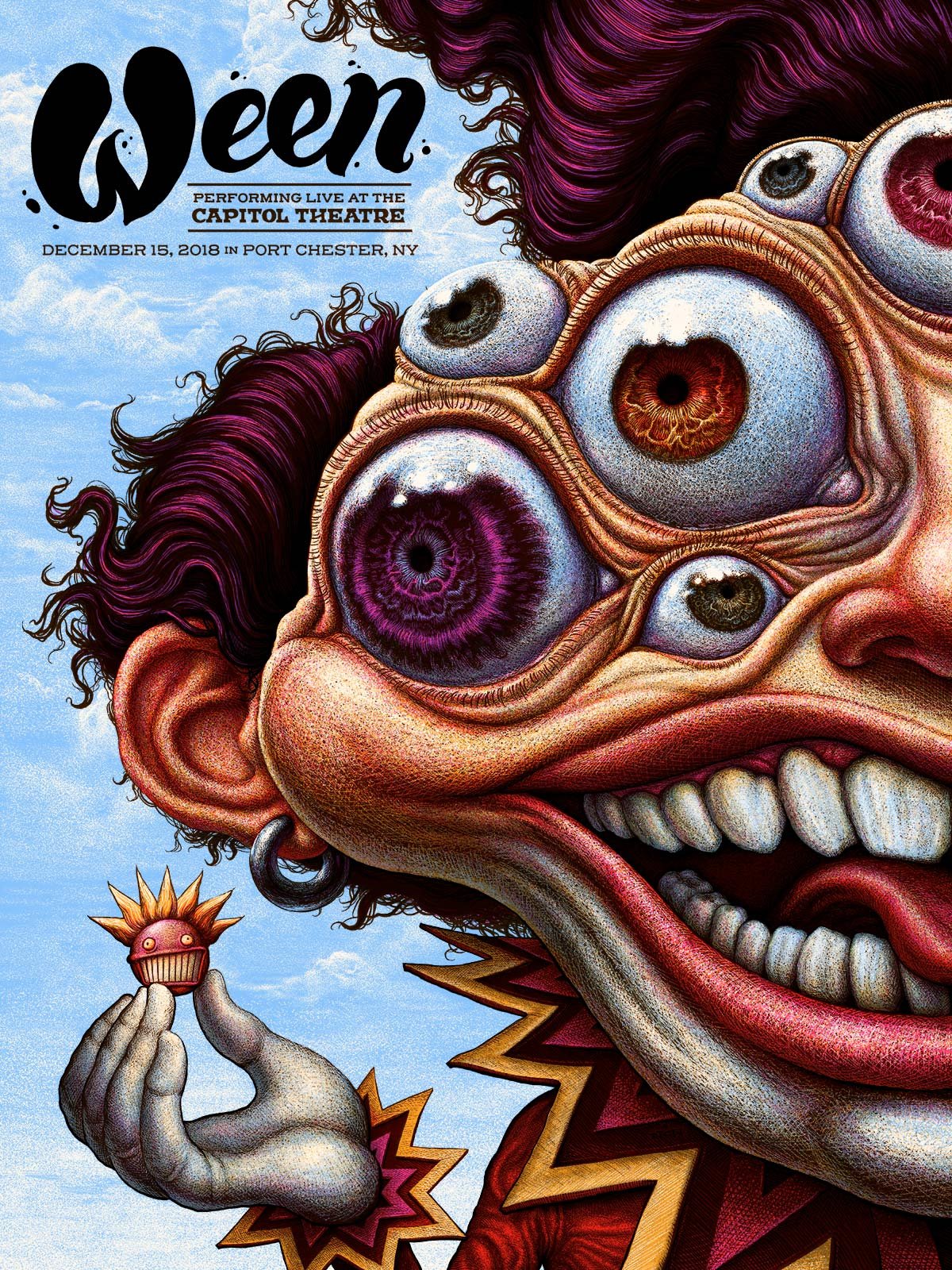 Ween Gig Posters December 15 and December 16. / N.C. Winters