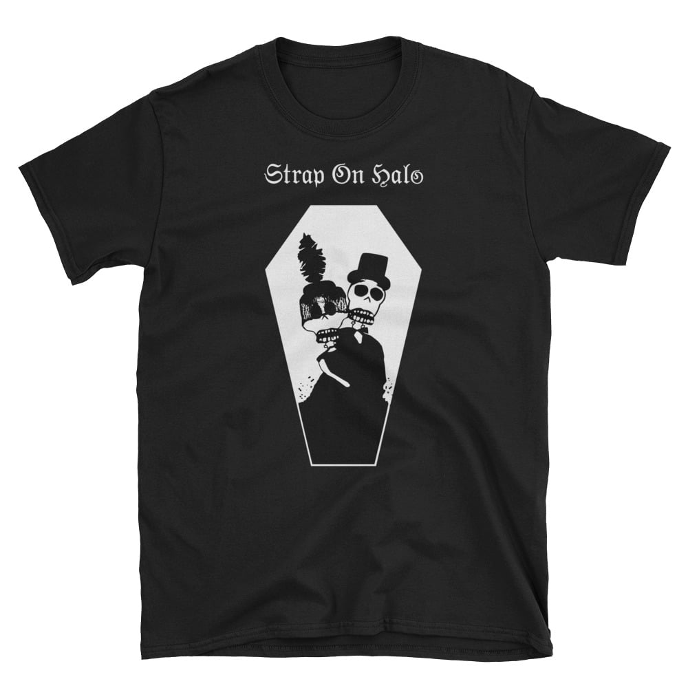 Image of Unisex "Chemical Nation" Coffin T-shirt from Strap On Halo