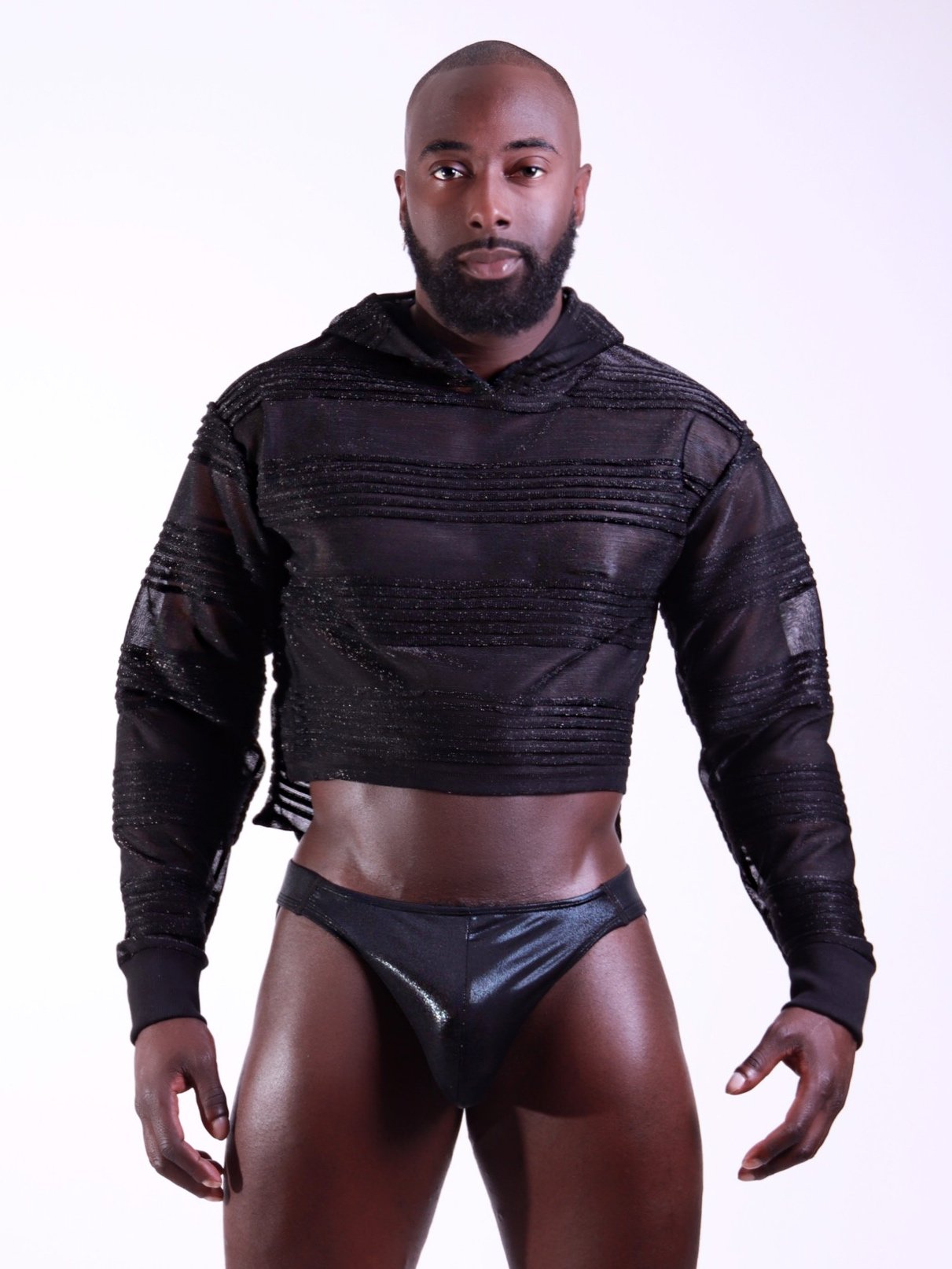Image of THE TAG TEAM CROP SWEATER