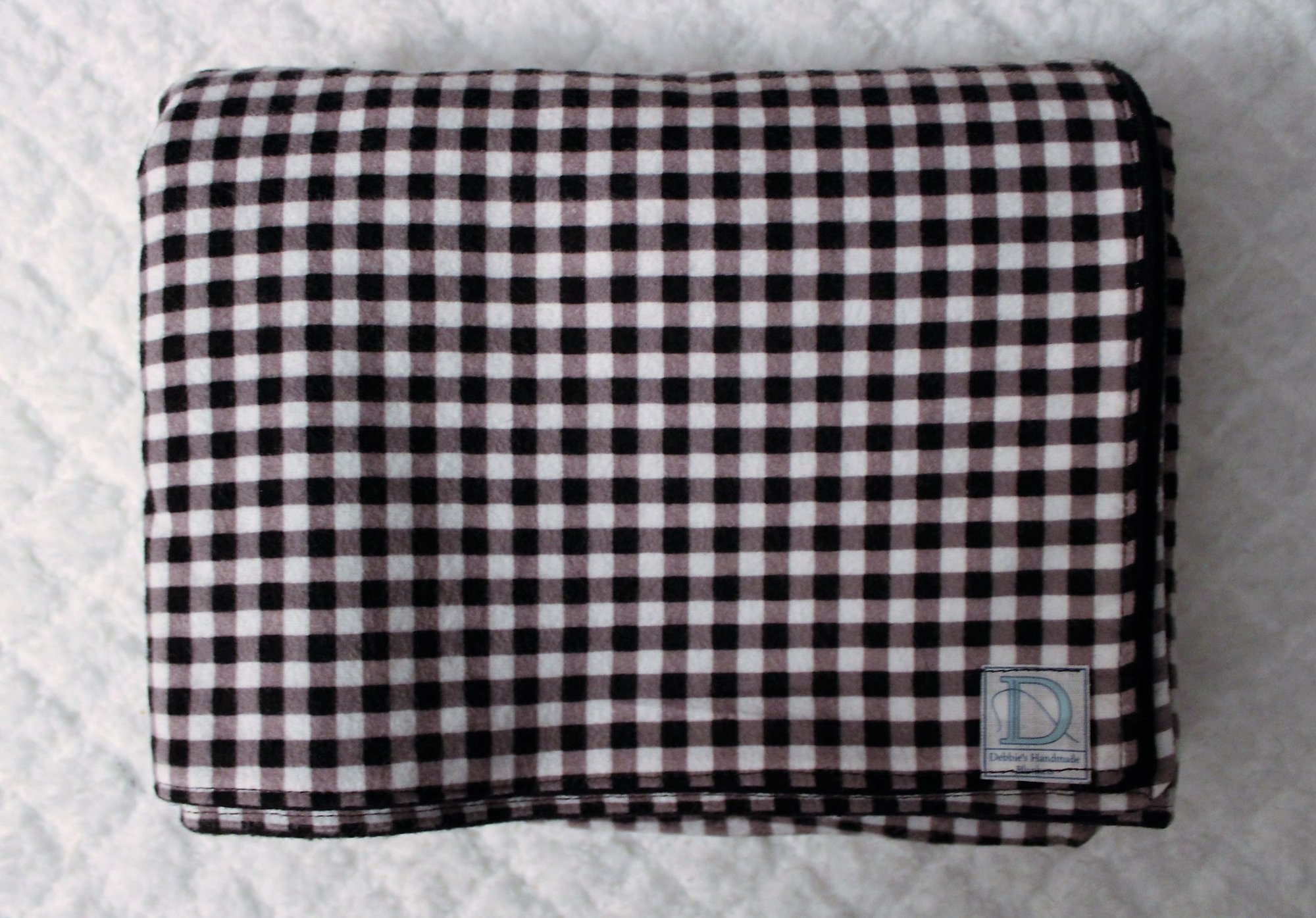 Black and White Blanket Debbie's Handmade