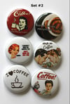 Coffee Themed 2 Flair buttons