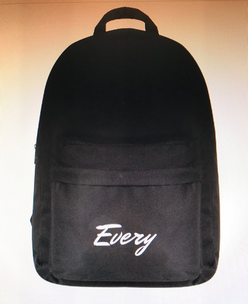 Image of Black/white backpack 