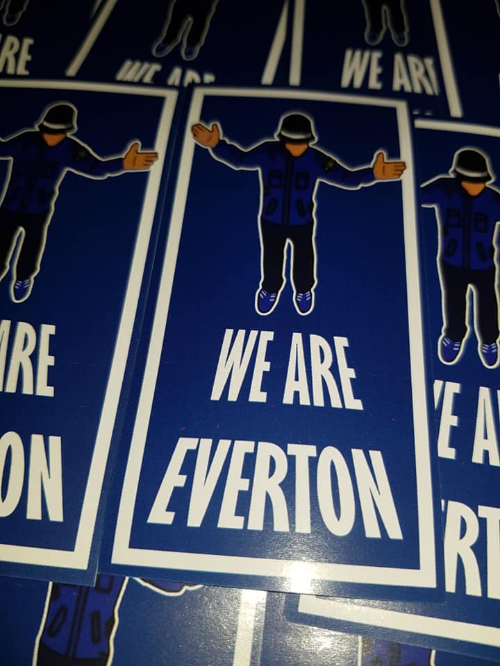 We are Everton Football/Ultras/Casuals/Hooligans 10x5cm Stickers Pack of 25